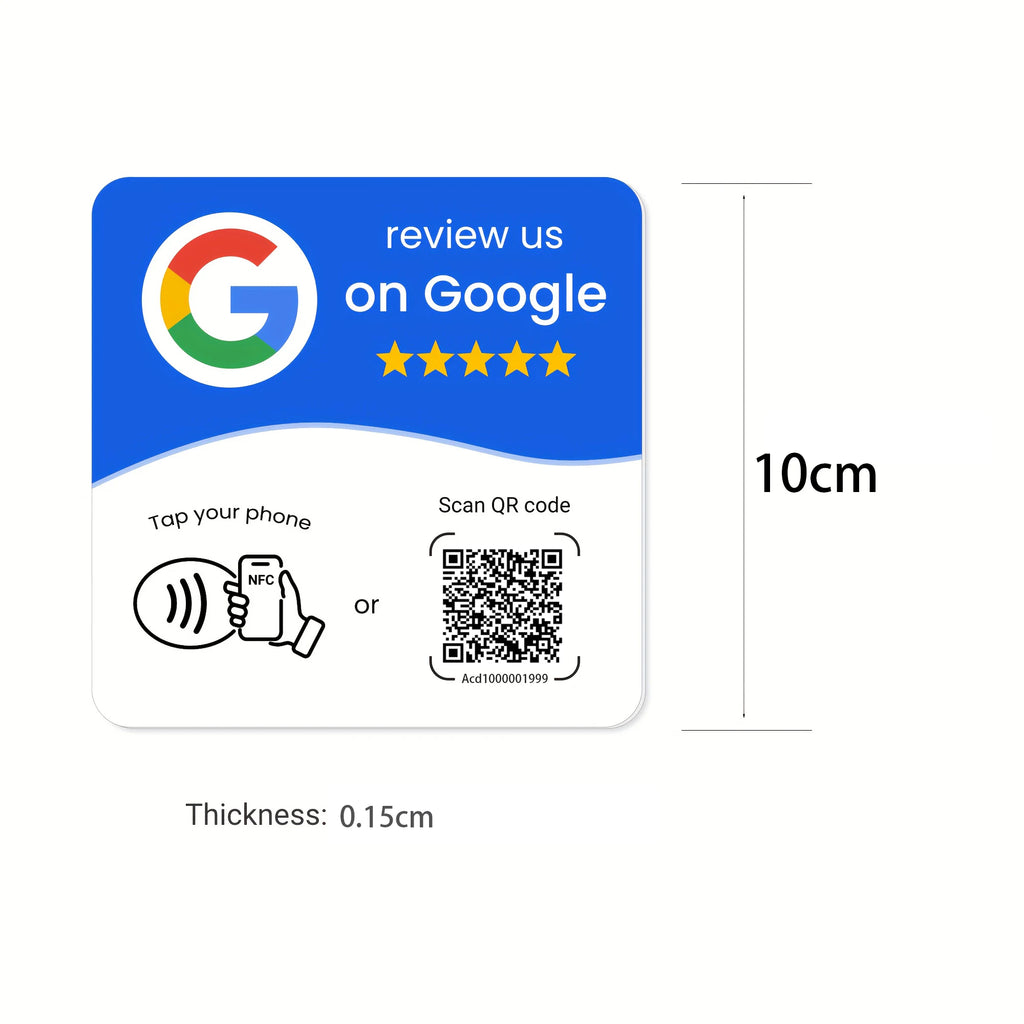 Google Review Card NFC