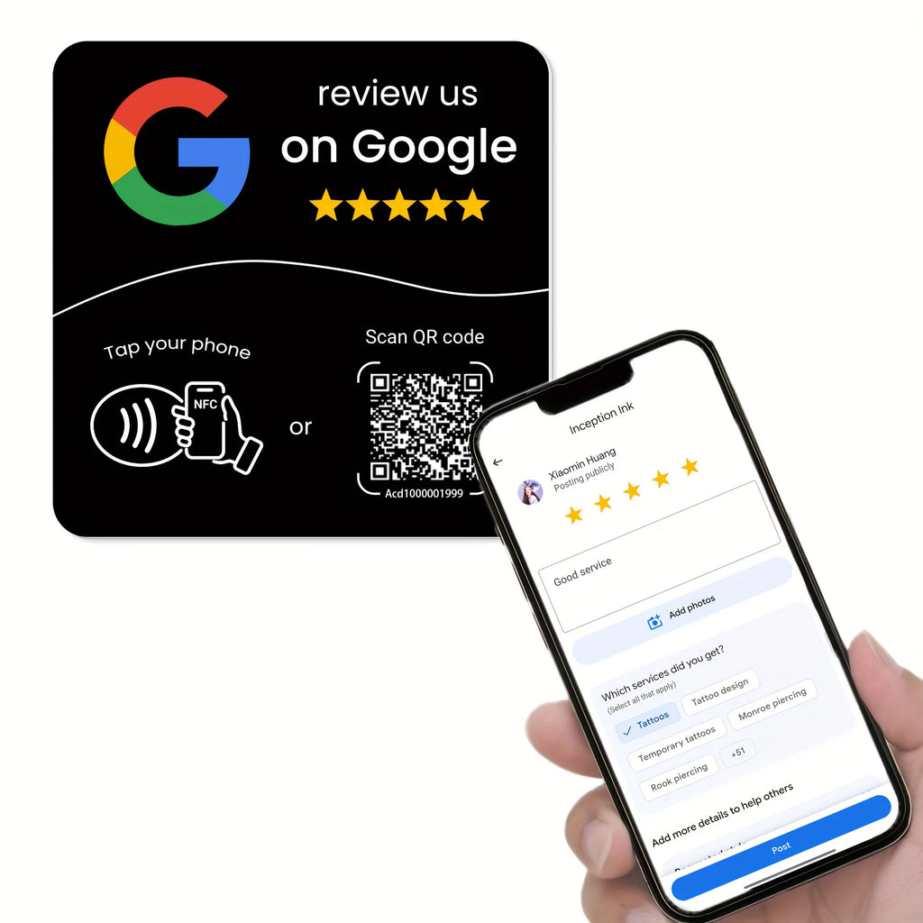 Google Review Card NFC