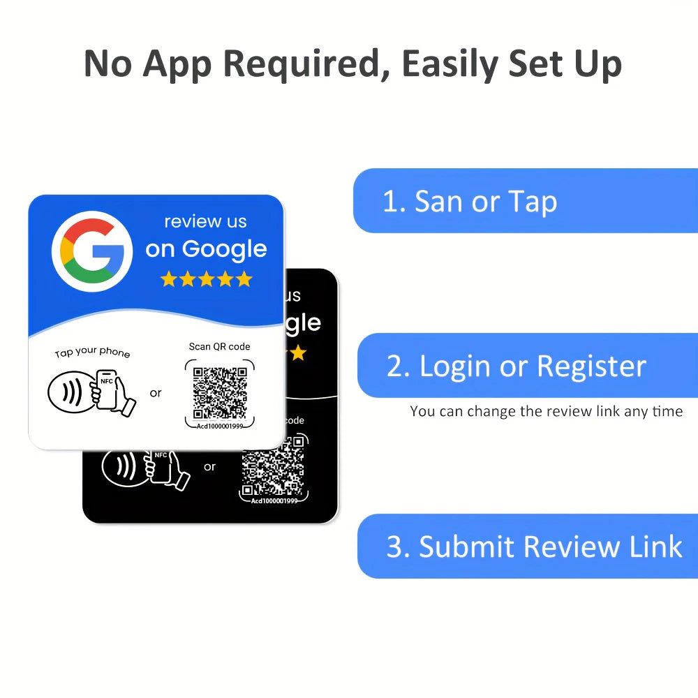 Google Review Card NFC